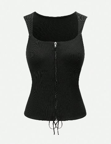 Top SHEIN, negru