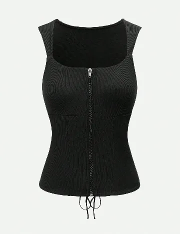 Top SHEIN, negru