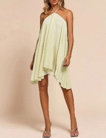 Rochie scurta SHEIN, galben