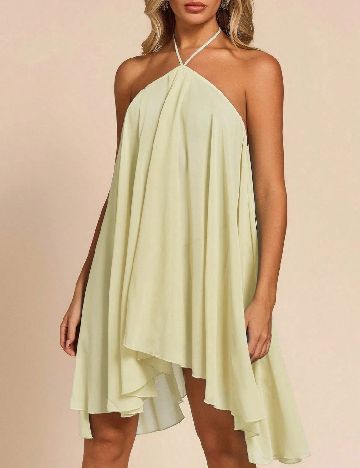 Rochie scurta SHEIN, galben