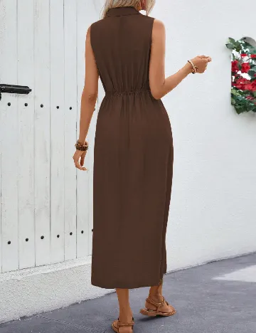 Rochie medie SHEIN, maro