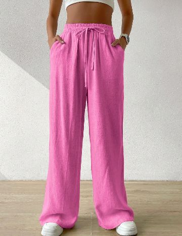 Pantaloni SHEIN, roz