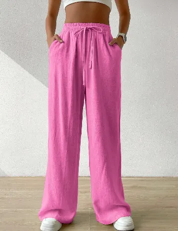 Pantaloni SHEIN, roz