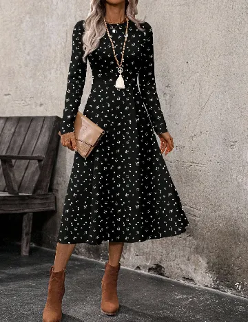 Rochie medie Emery Rose, floral print