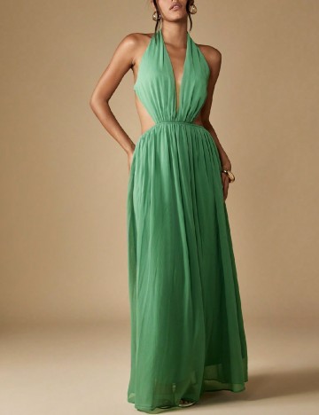 Rochie lunga Missguided, verde