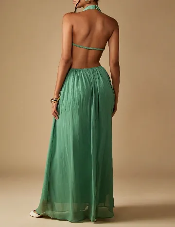 Rochie lunga Missguided, verde