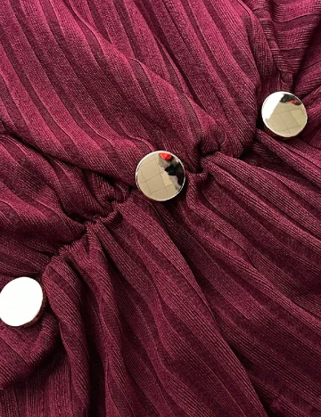 Bluza SHEIN CURVE, pruna