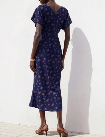 Rochie medie Aveloria, bleumarin