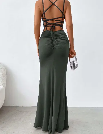 Rochie lunga SHEIN, gri inchis