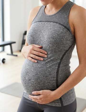 Maiou Only Maternity, gri inchis