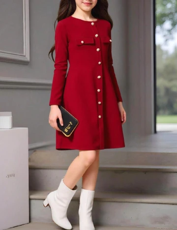 Rochie Shein Kids, rosu