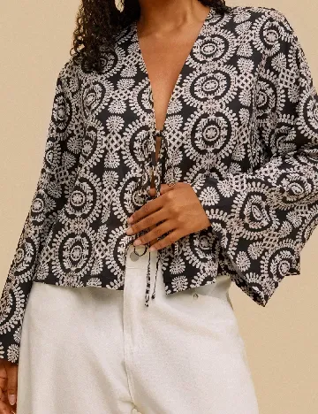 Bluza SHEIN CURVE, negru