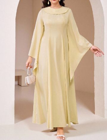 Rochie lunga SHEIN CURVE, galben