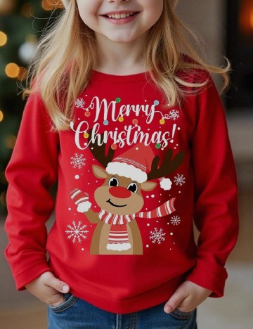 Bluza Shein Kids, rosu