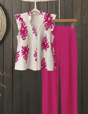 Compleu SHEIN CURVE, roz