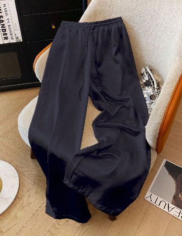 Pantaloni SHEIN, bleumarin