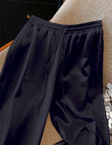 Pantaloni SHEIN, bleumarin