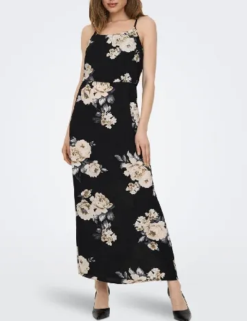 Rochie lunga Only, negru