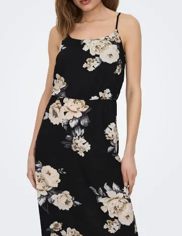 Rochie lunga Only, negru