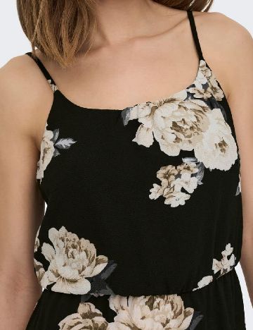 Rochie lunga Only, negru