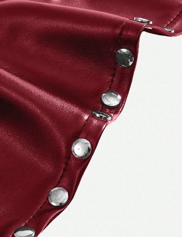 Top Romwe Plus Size, rosu