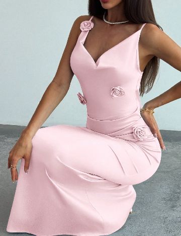 Rochie lunga SHEIN, roz