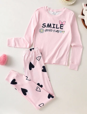 Pijama Shein Kids, roz