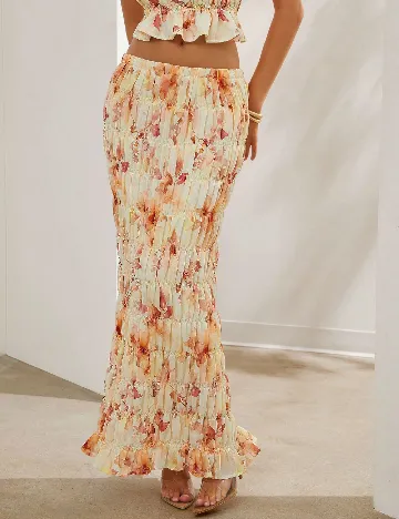 Fusta L Amorae, floral print