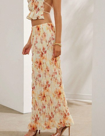 Fusta L Amorae, floral print