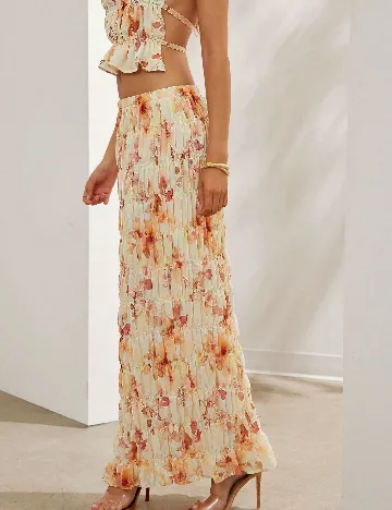 Fusta L Amorae, floral print