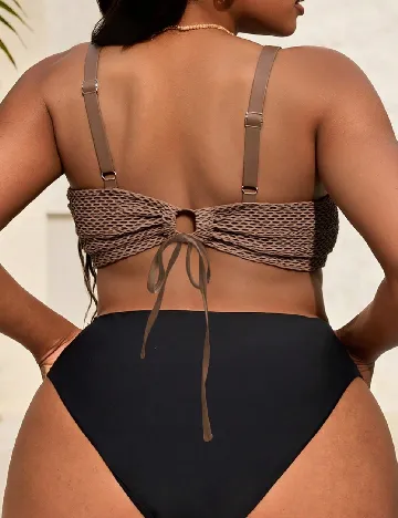 Sutien de baie SHEIN CURVE, maro