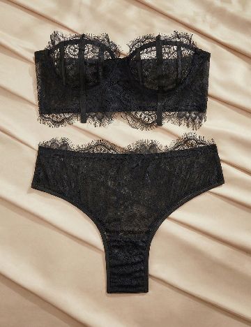 Set lenjerie SHEIN, negru