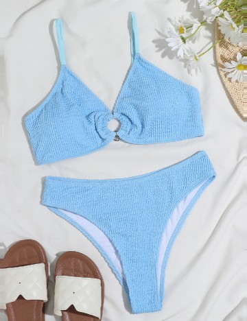 Costum de baie SHEIN, albastru