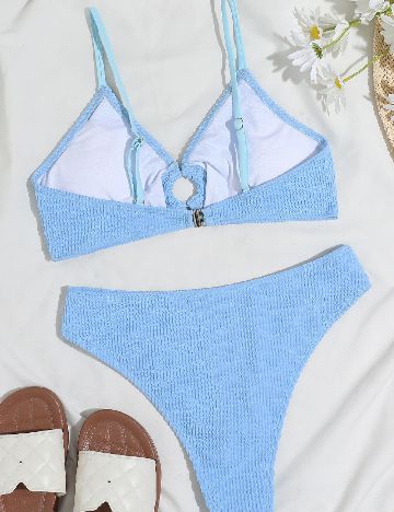 Costum de baie SHEIN, albastru