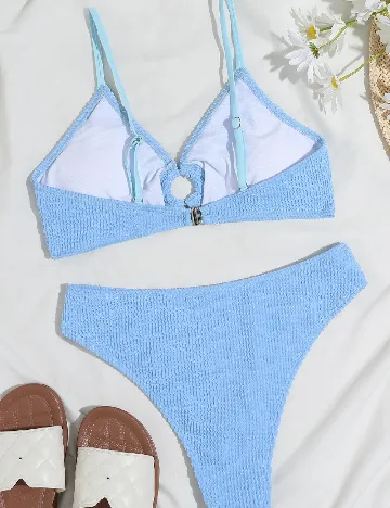 Costum de baie SHEIN, albastru