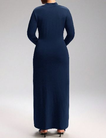 Rochie lunga SHEIN CURVE, bleumarin