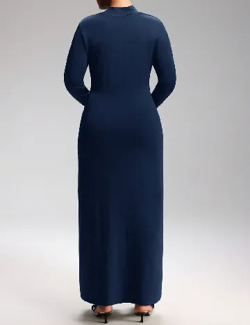 Rochie lunga SHEIN CURVE, bleumarin