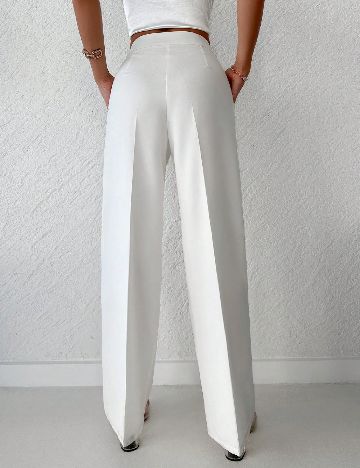 Pantaloni SHEIN, alb