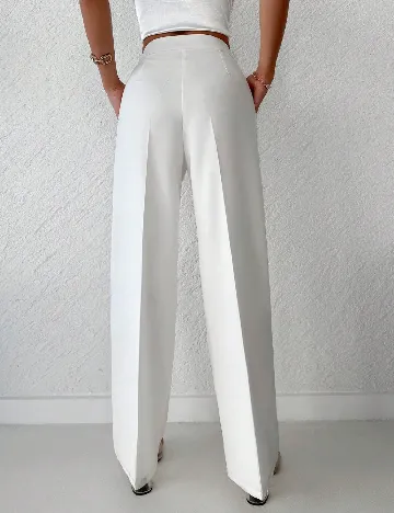 Pantaloni SHEIN, alb