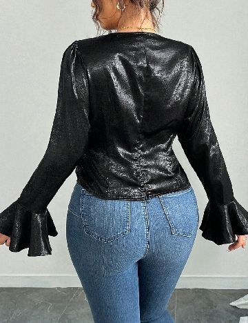 Bluza SHEIN CURVE, negru