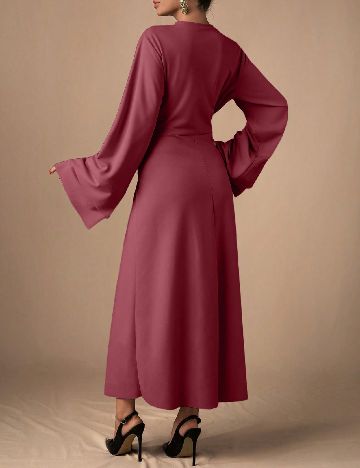 Rochie lunga SHEIN, roz pudra inchis