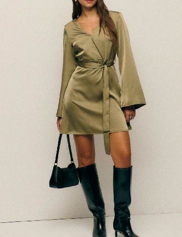 Rochie scurta SHEIN, verde