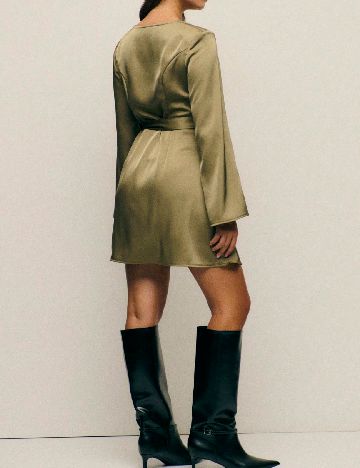 Rochie scurta SHEIN, verde