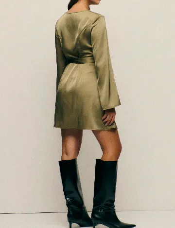 Rochie scurta SHEIN, verde