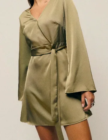 Rochie scurta SHEIN, verde