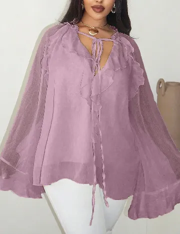 Bluza SHEIN CURVE, mov