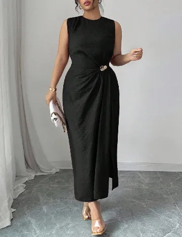 Rochie lunga SHEIN CURVE, negru