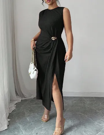 Rochie lunga SHEIN CURVE, negru