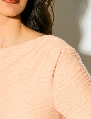 Rochie lunga KIZN, piersica