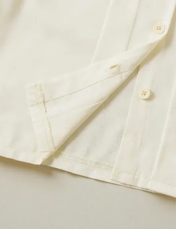 Camasa Shein Kids, ecru